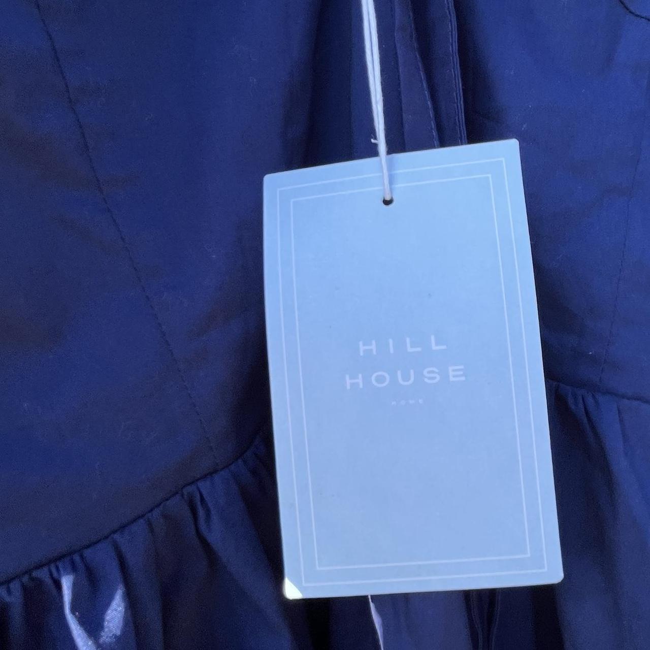 The Ophelia Dress - Navy Poplin – Hill House Home