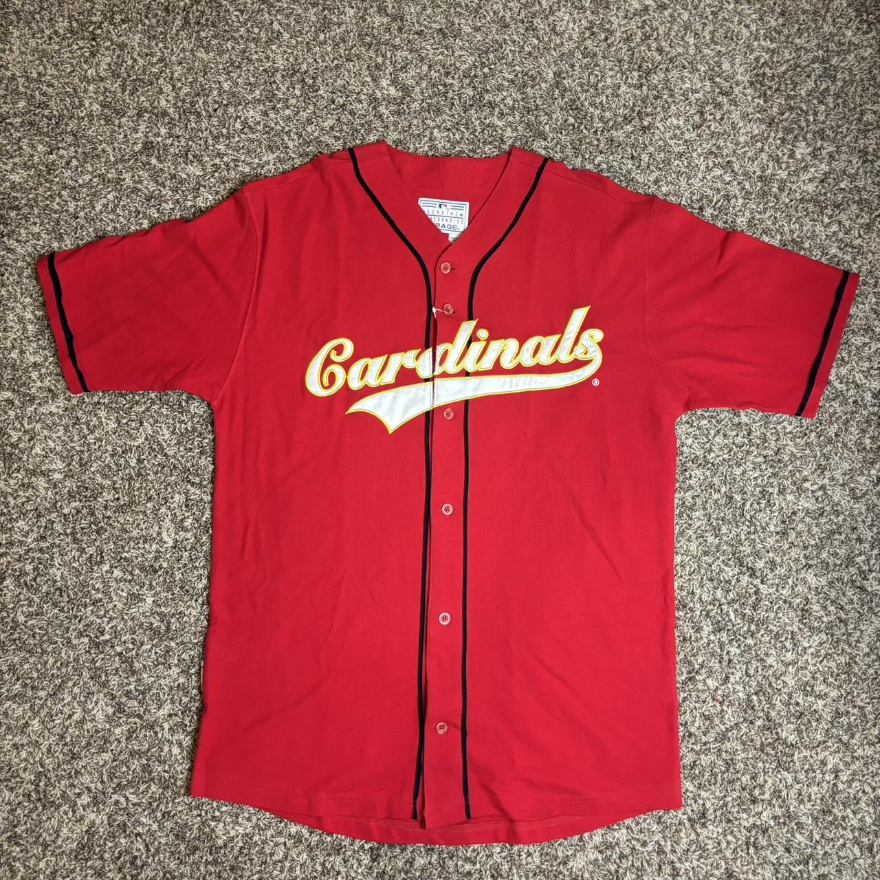 Vintage 90s Mirage Genuine MLB Red Baseball Depop