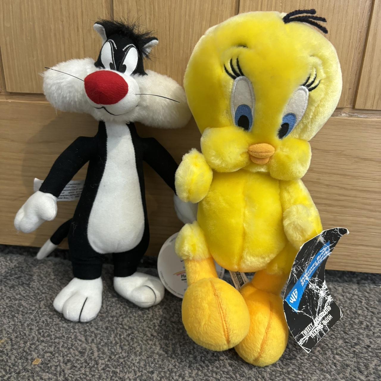 Looney Tunes Sylvester and Tweety plush toys 2 in. Depop