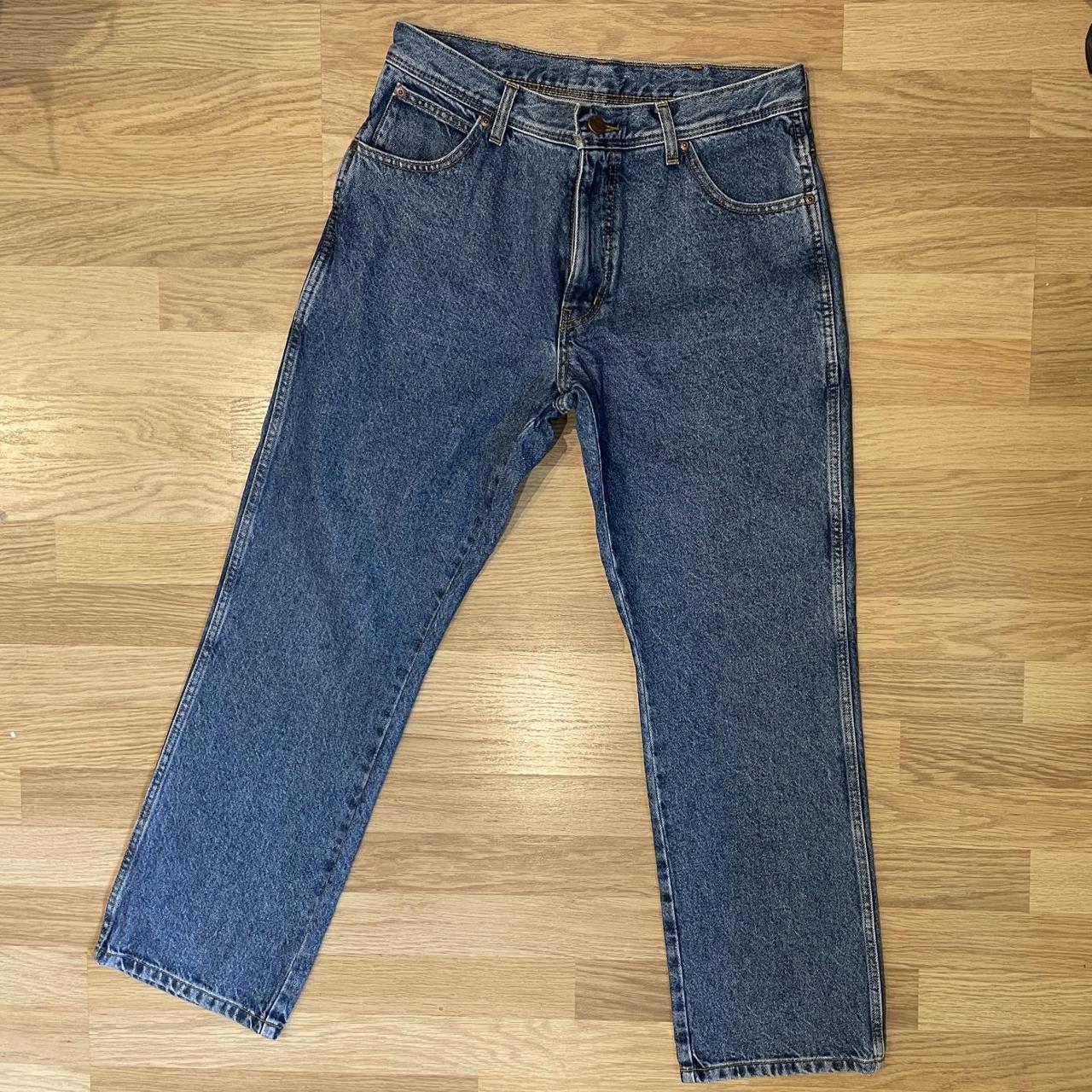 Wrangler Men's Blue Jeans | Depop