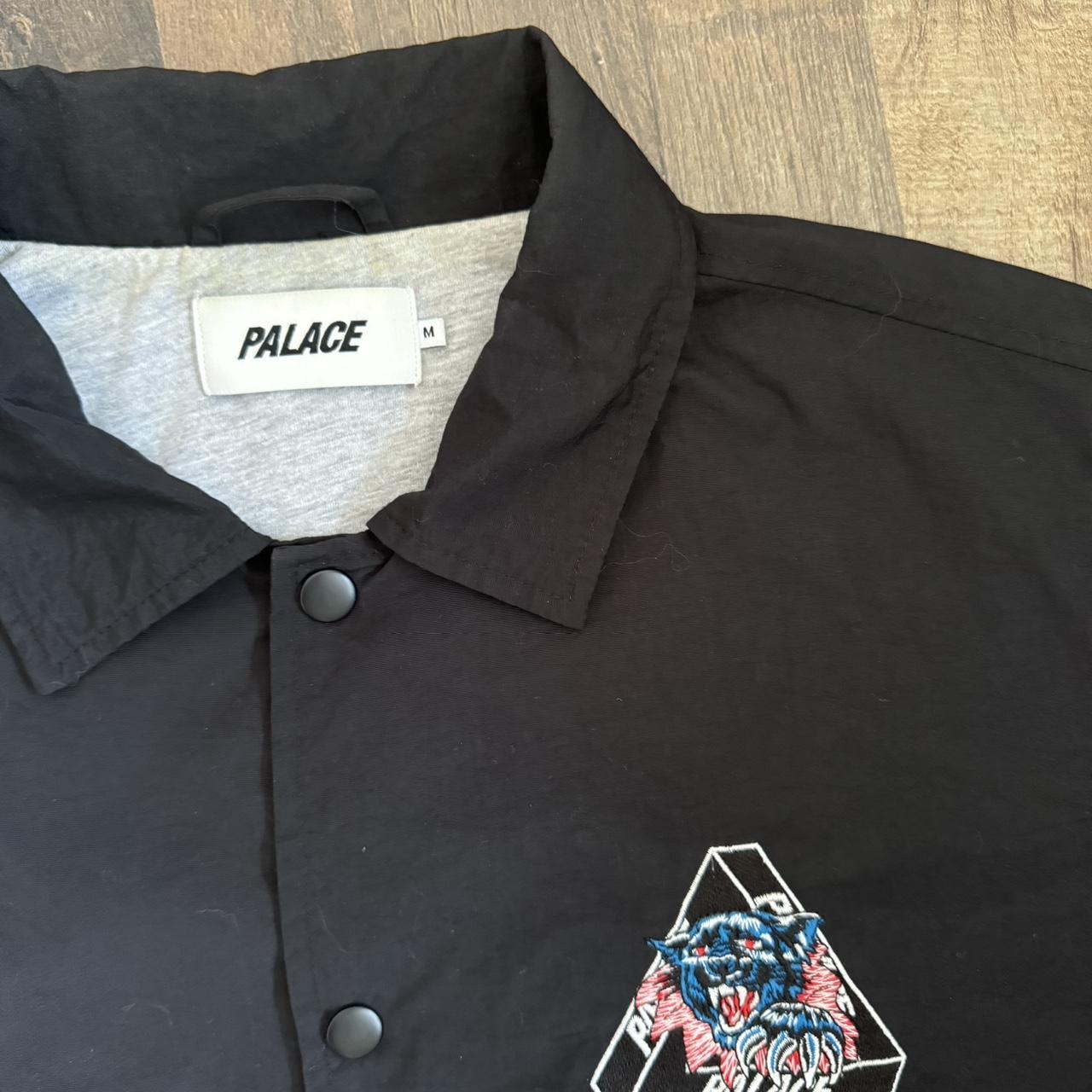 Palace ripped coach jacket black best sale