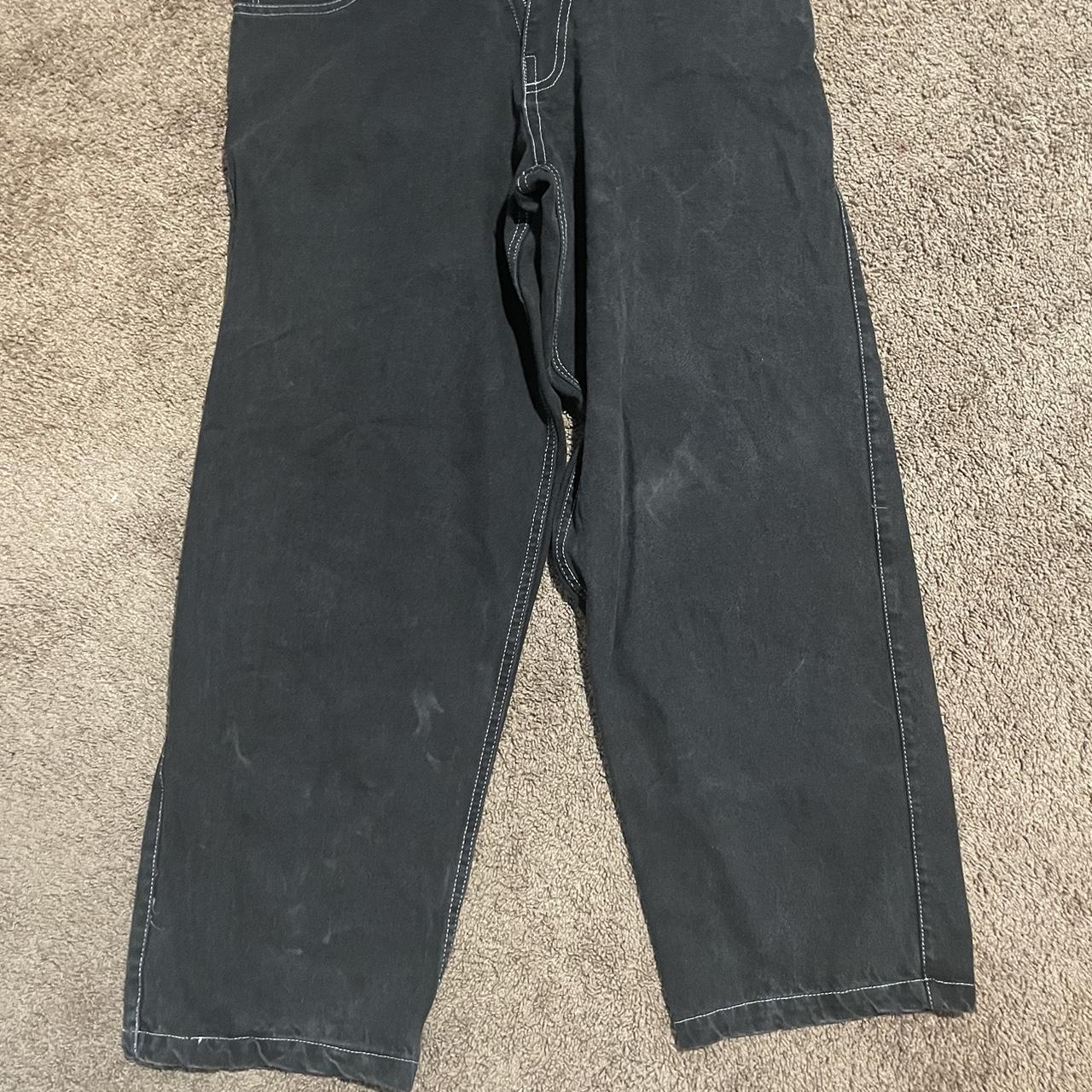 Digits 238 robo denim. Black with white stitching.... Depop