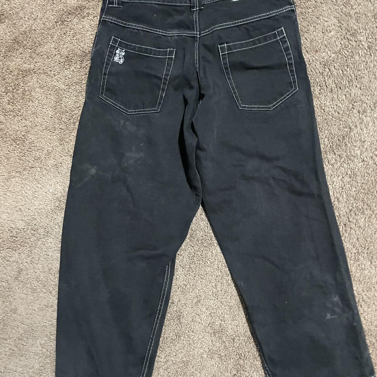 Digits 238 robo denim. Black with white stitching.... Depop