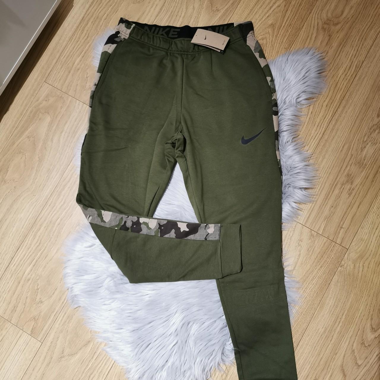 Nike Men's Khaki Joggerstracksuits Depop