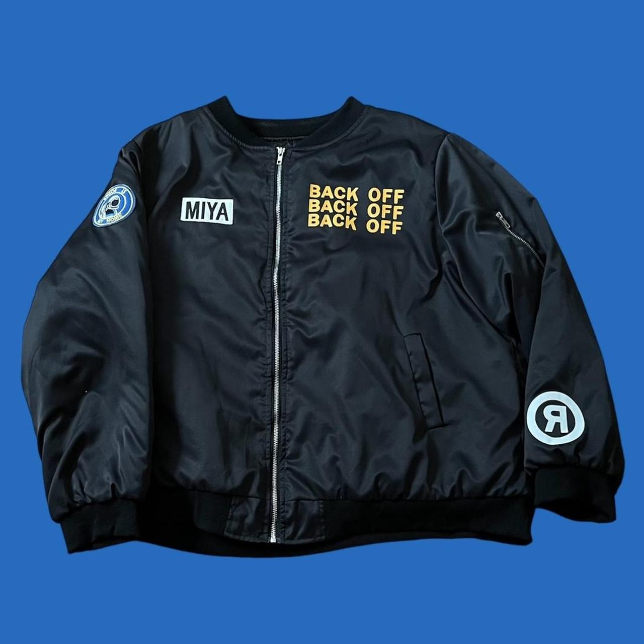 Women's Black and Grey Jacket Depop