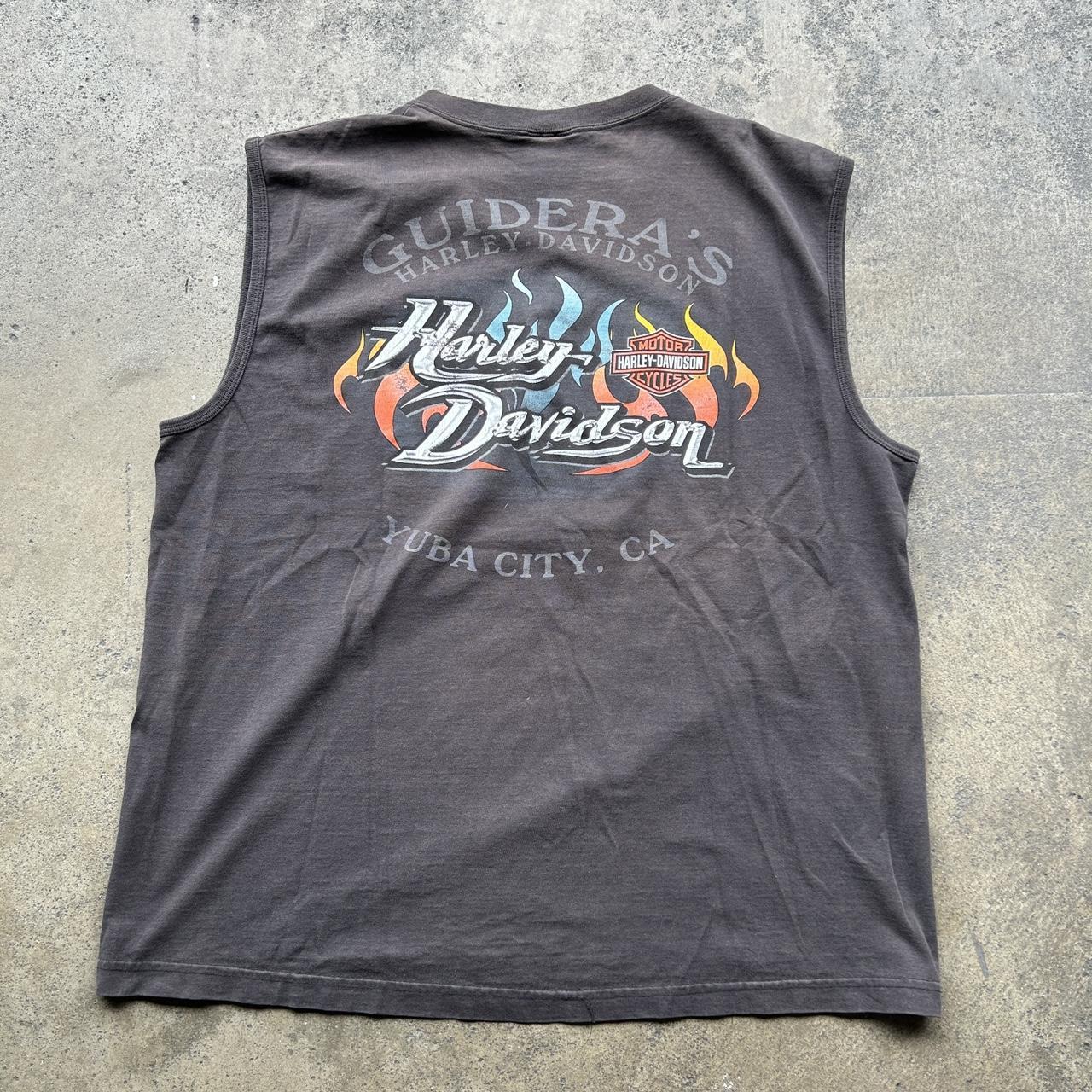 Harley Davidson Men's Black Vest | Depop