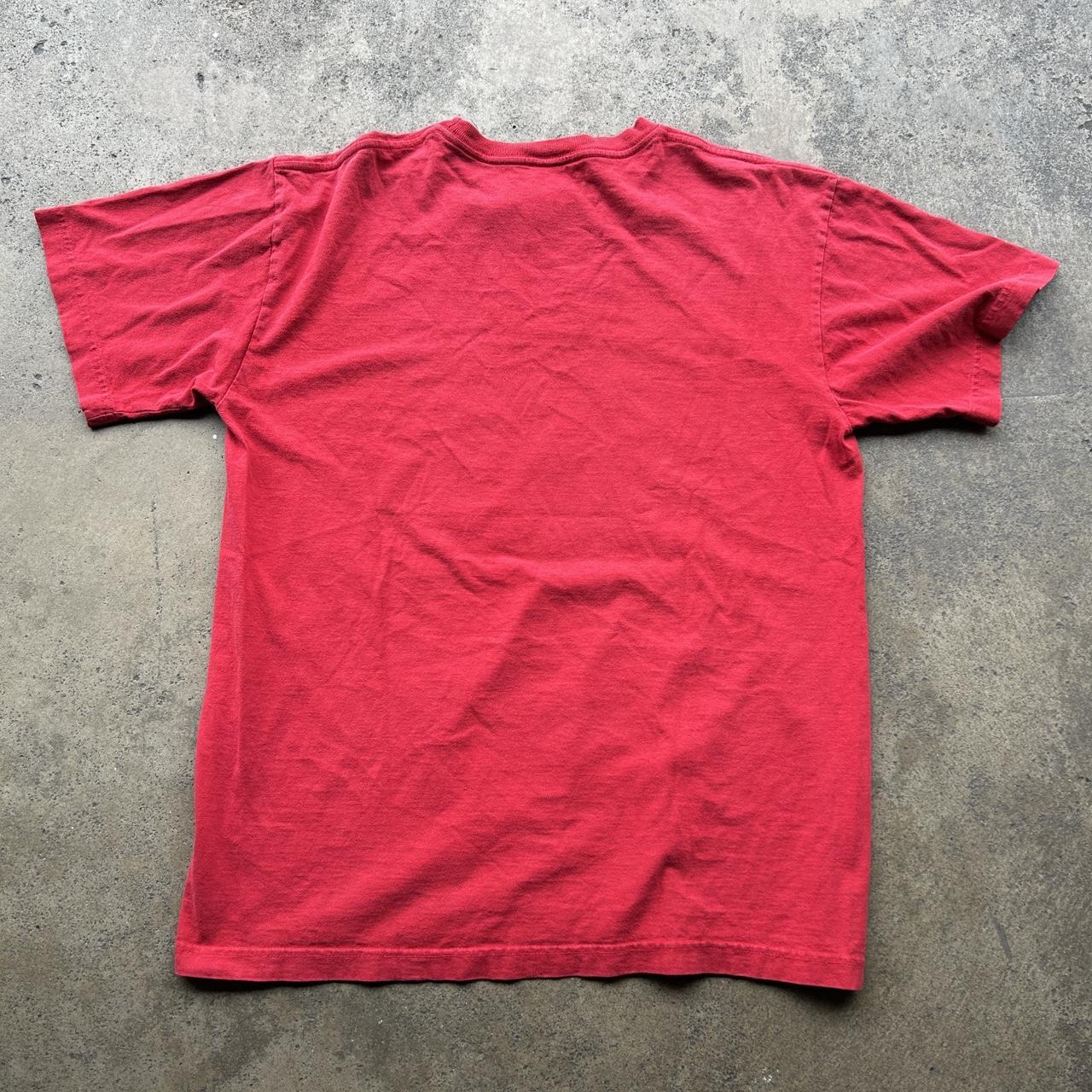 Disney Men's Red T-shirt | Depop