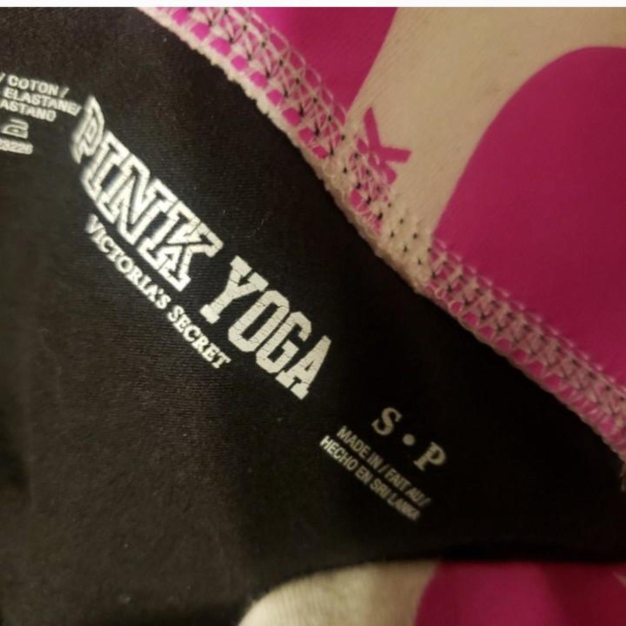 Victoria secret pink yoga pants flared size small in... Depop