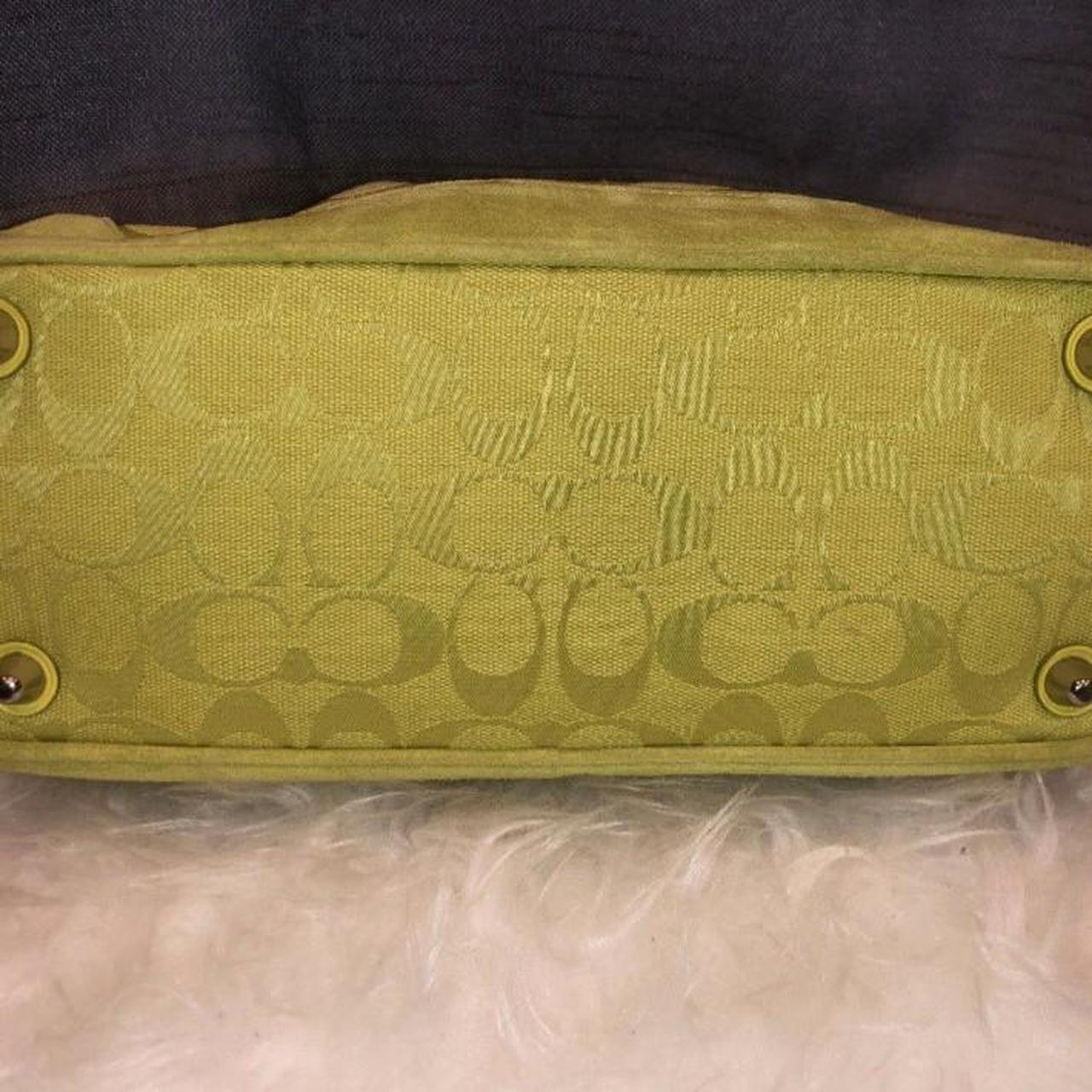 Lime Green Coach Shoulder Bag Super easy to wear, - Depop