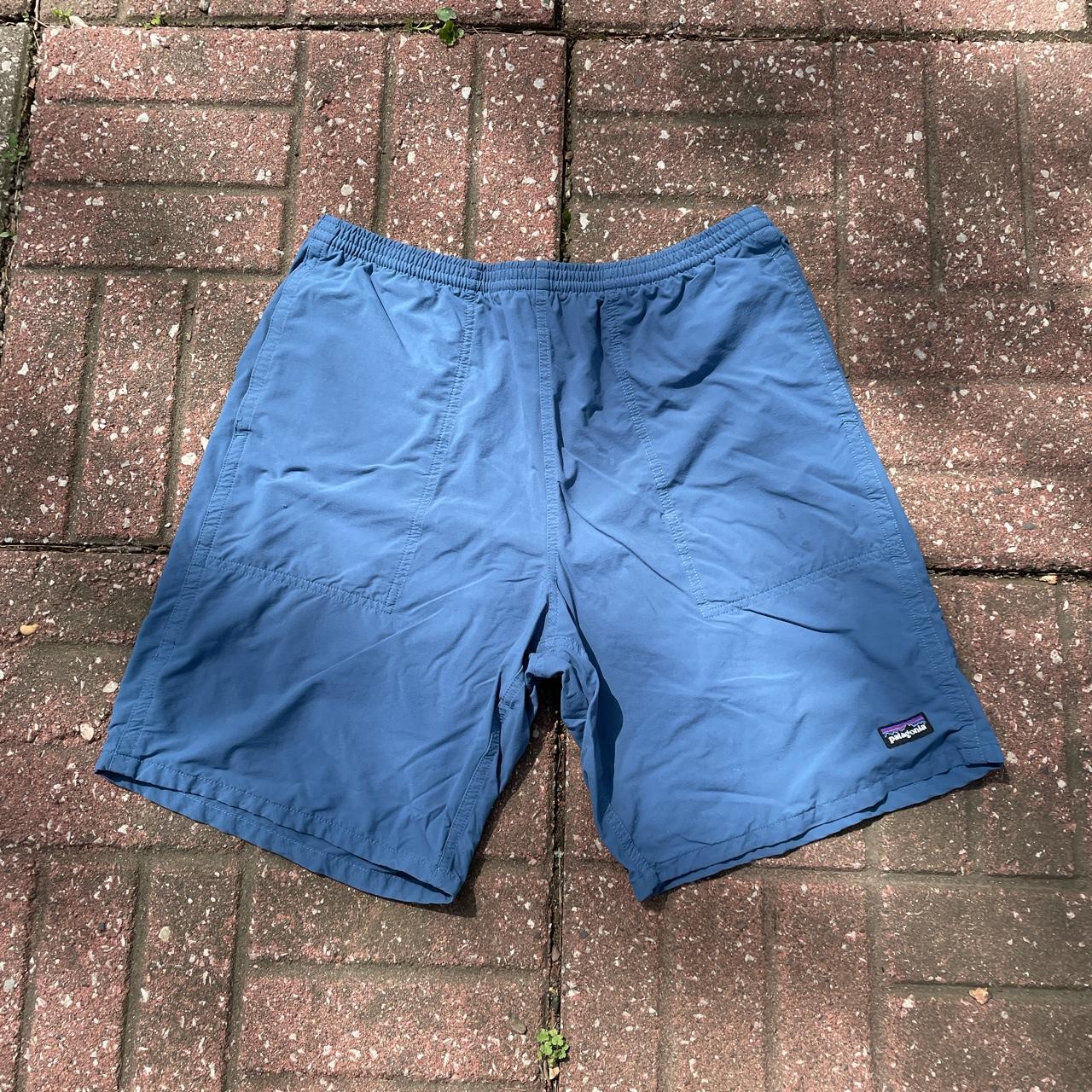 Patagonia Men S Blue Shorts Depop   P0 