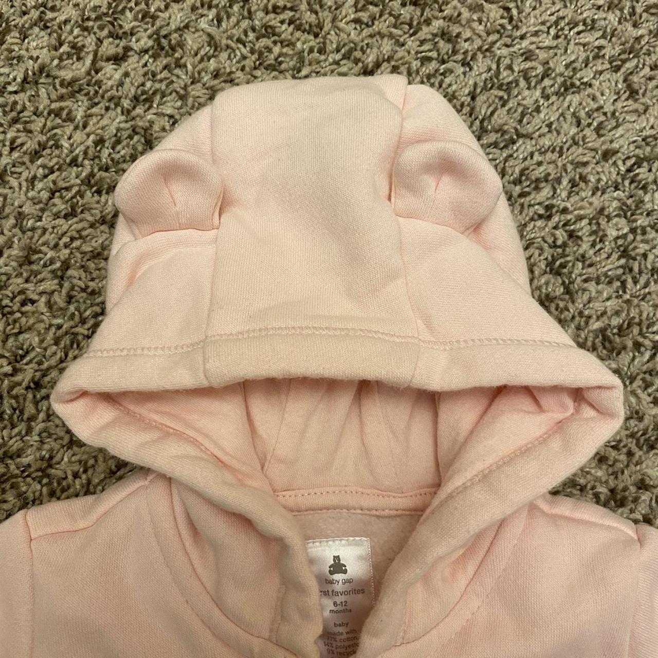 baby gap footie onesie with ears and hood ($32 on... - Depop