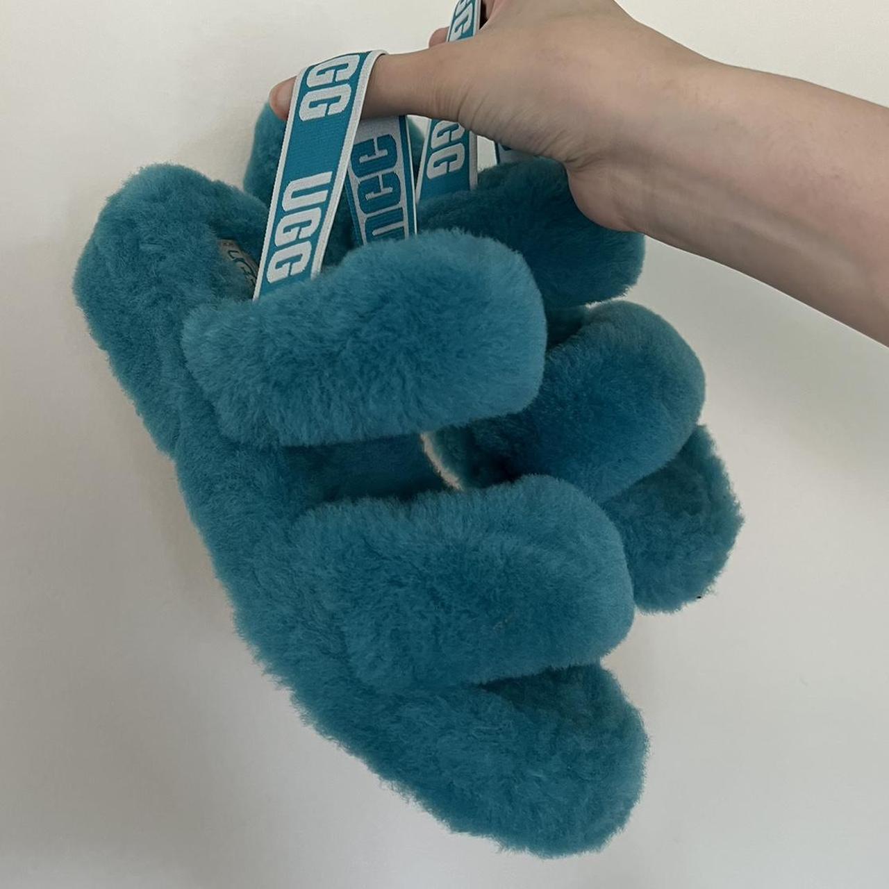 Neon blue hotsell ugg slippers