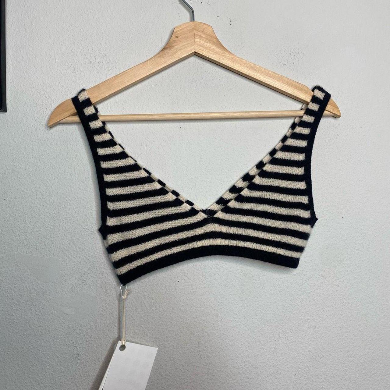 From designer KHAITE, the Umbra striped bralette is - Depop