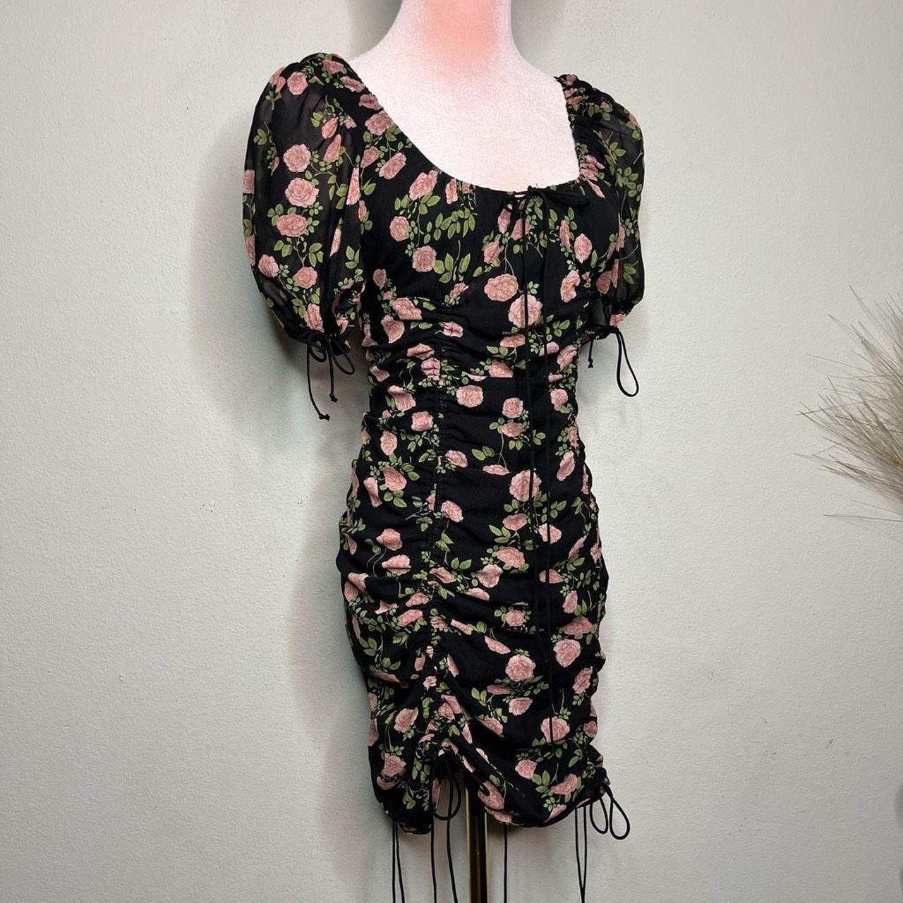 For love and 2024 lemons black floral dress