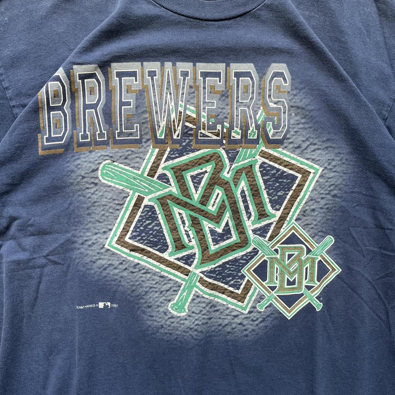 Vintage Milwaukee Brewers Longsleeve Shirt - Depop