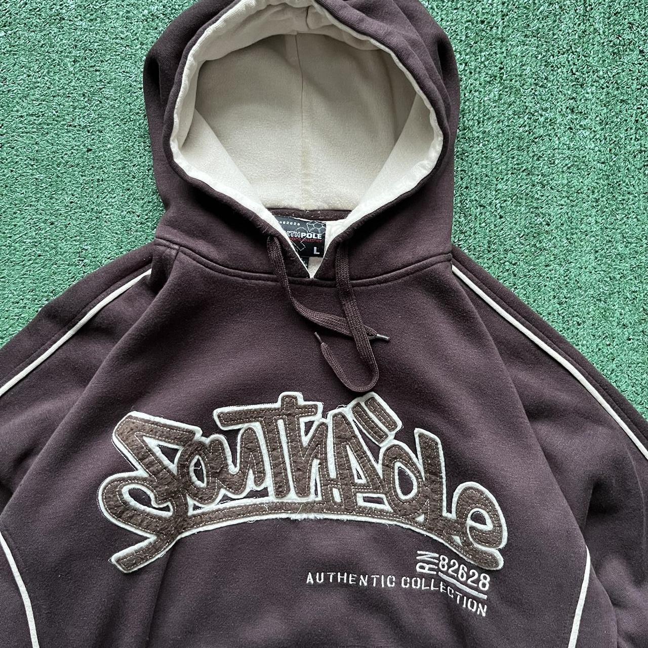 Y2K Brown SouthPole hoodie Pit to pit: 25” Length:... - Depop