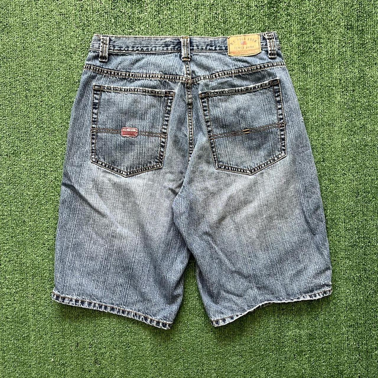 Y K Baggy Polo Jorts Waist Inseam Leg Depop