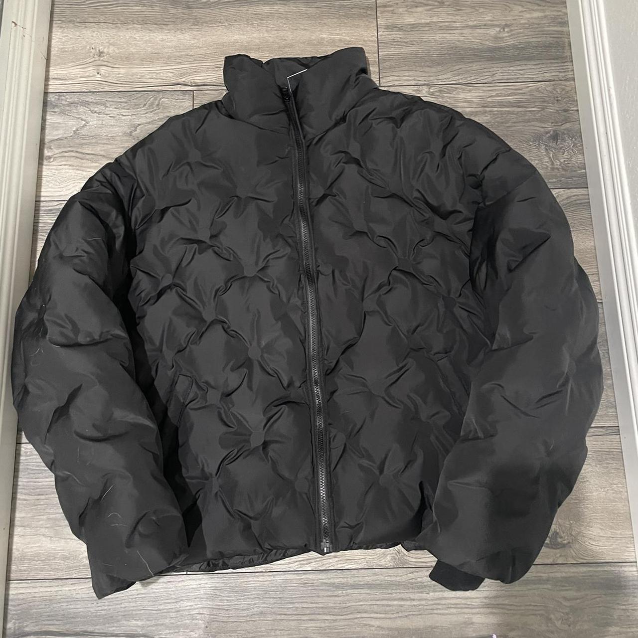 Nylon puffer jacket from collusion Size XL - good... - Depop