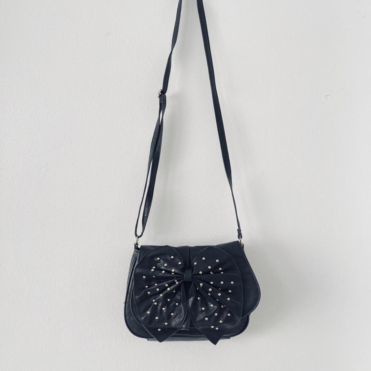 Aldo Studded Crossbody Bag Black Adjustable