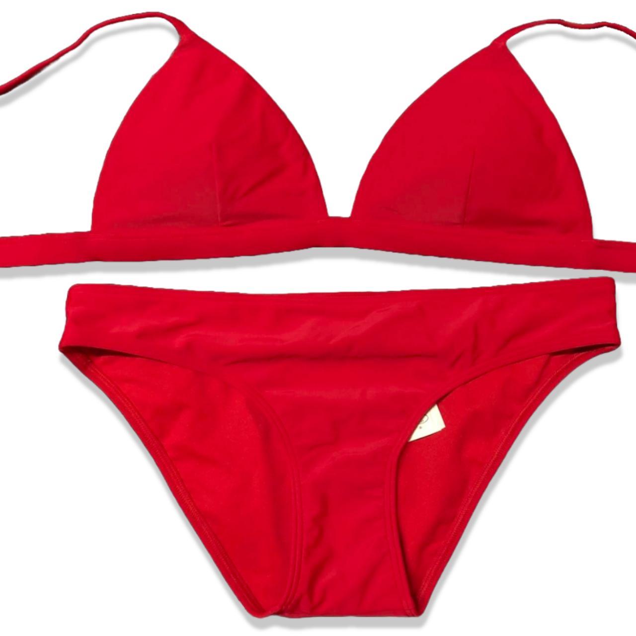 Hollister red bikini best sale