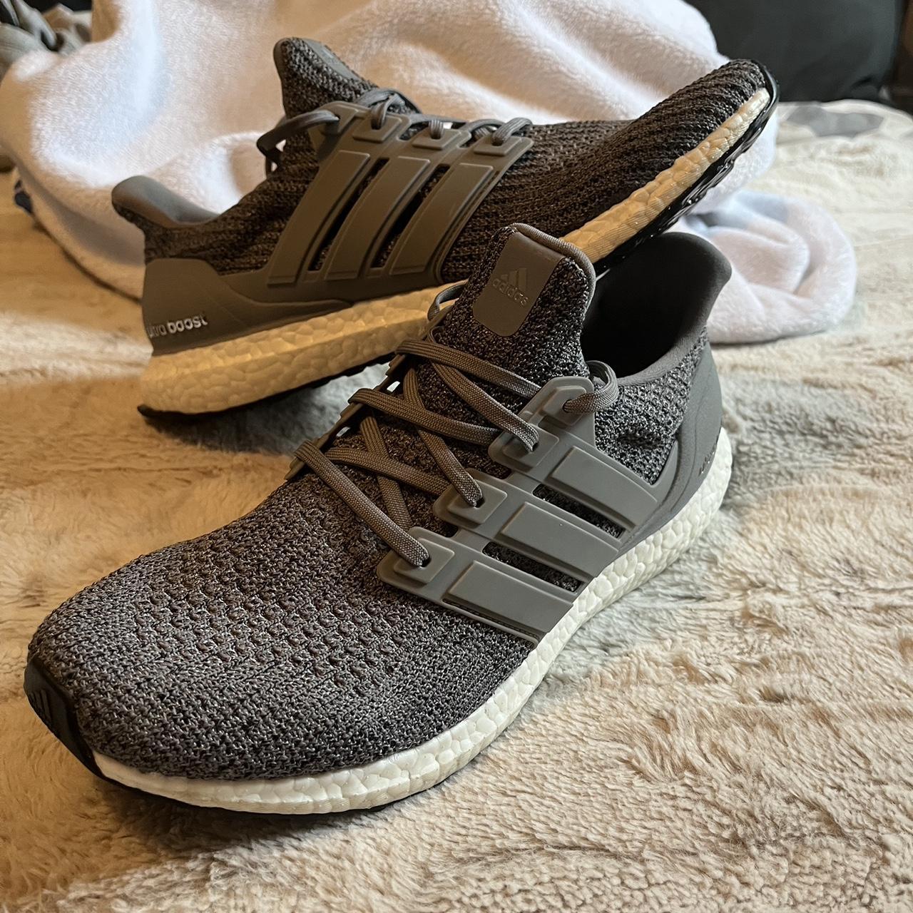 Mens ultra boost grey three best sale