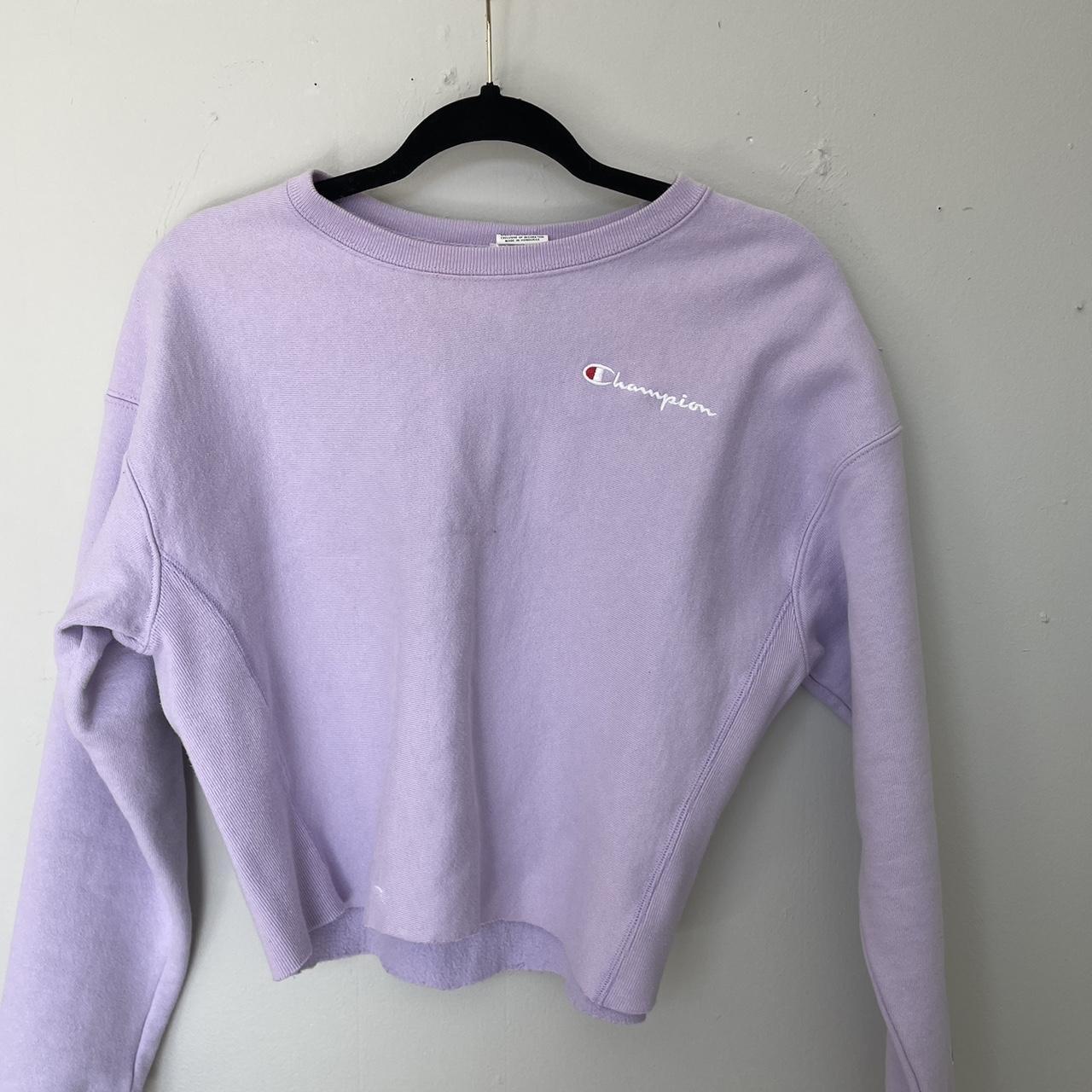 Champion Women's Purple Sweatshirt