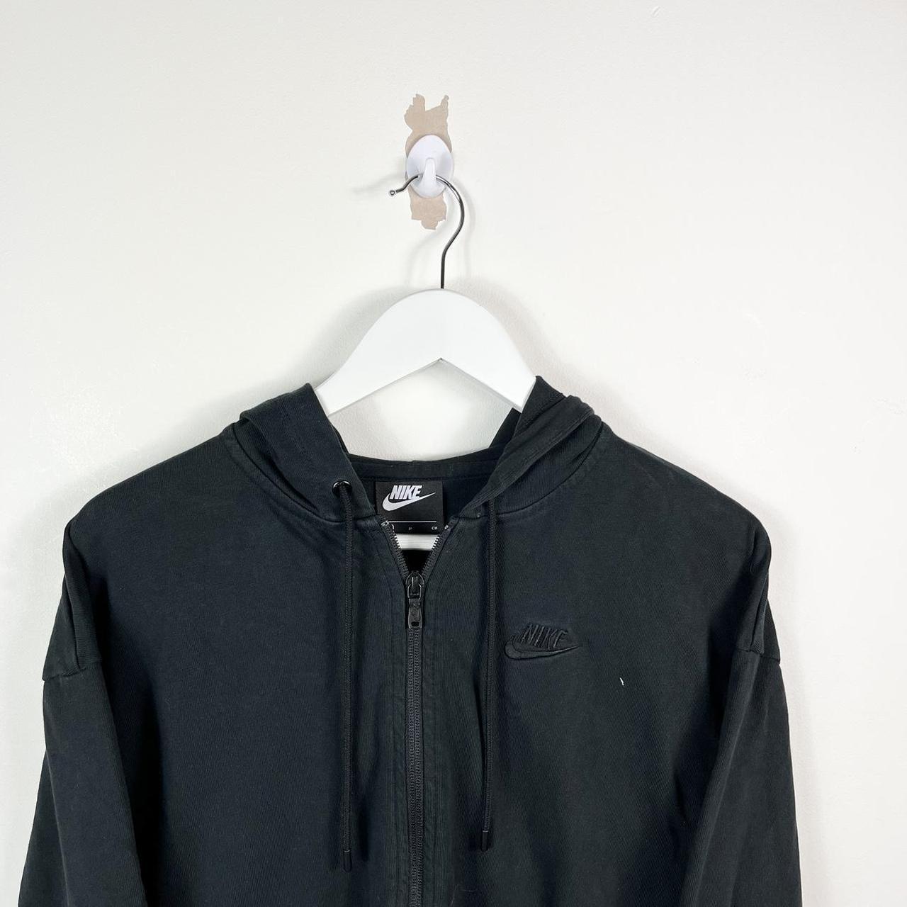 zip up nike hoodie black
