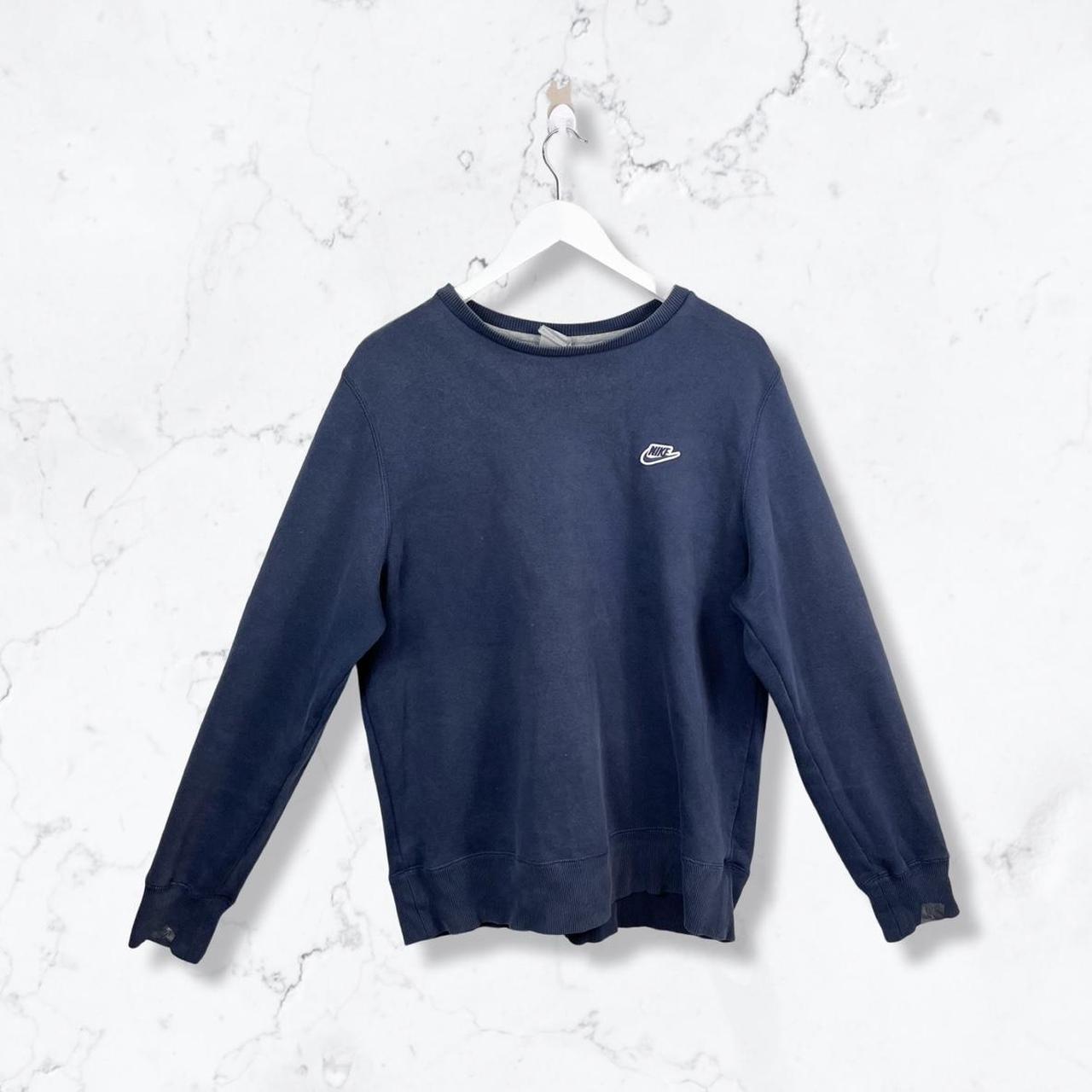 mens navy blue nike sweatshirt