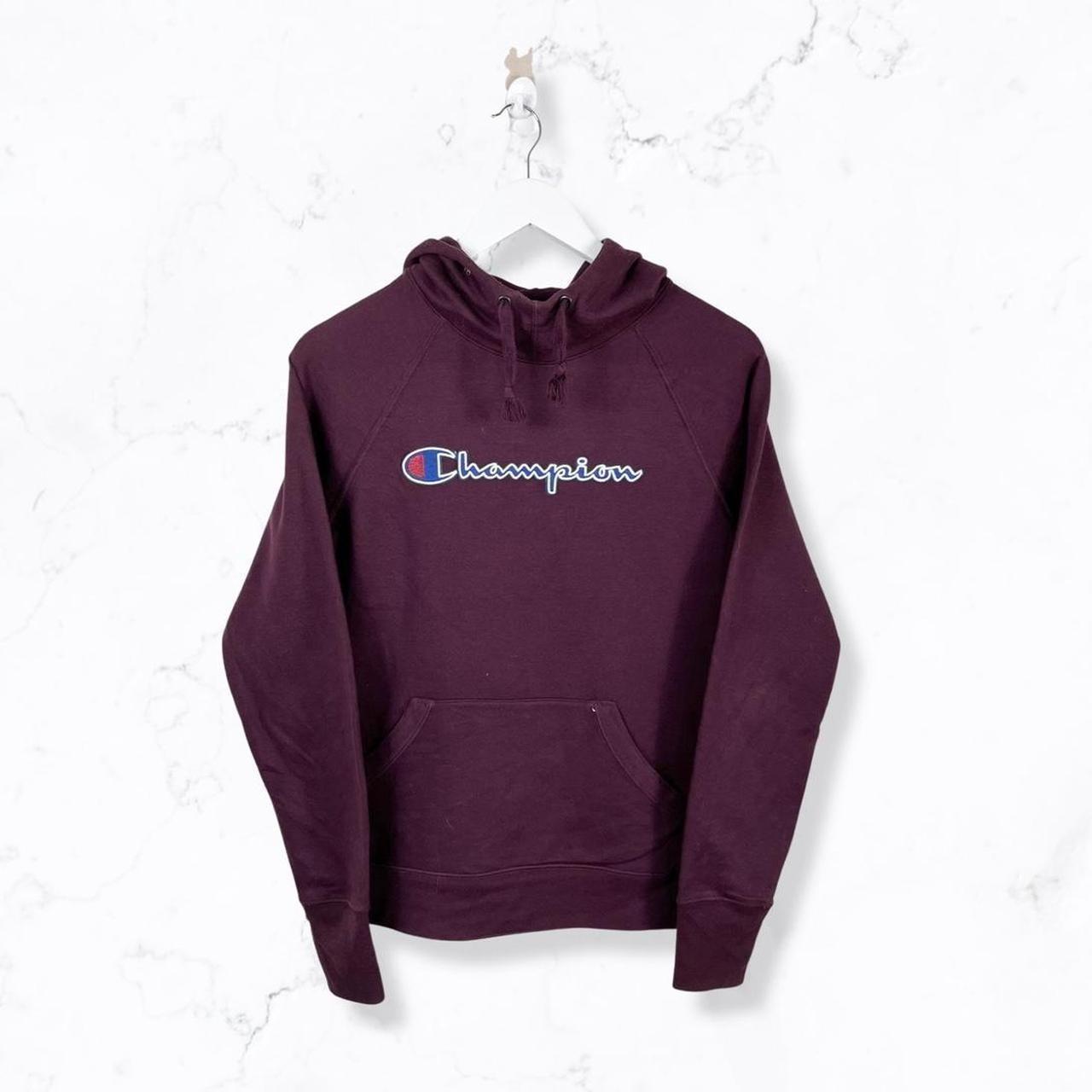 Champion hoodie cheap womens burgundy