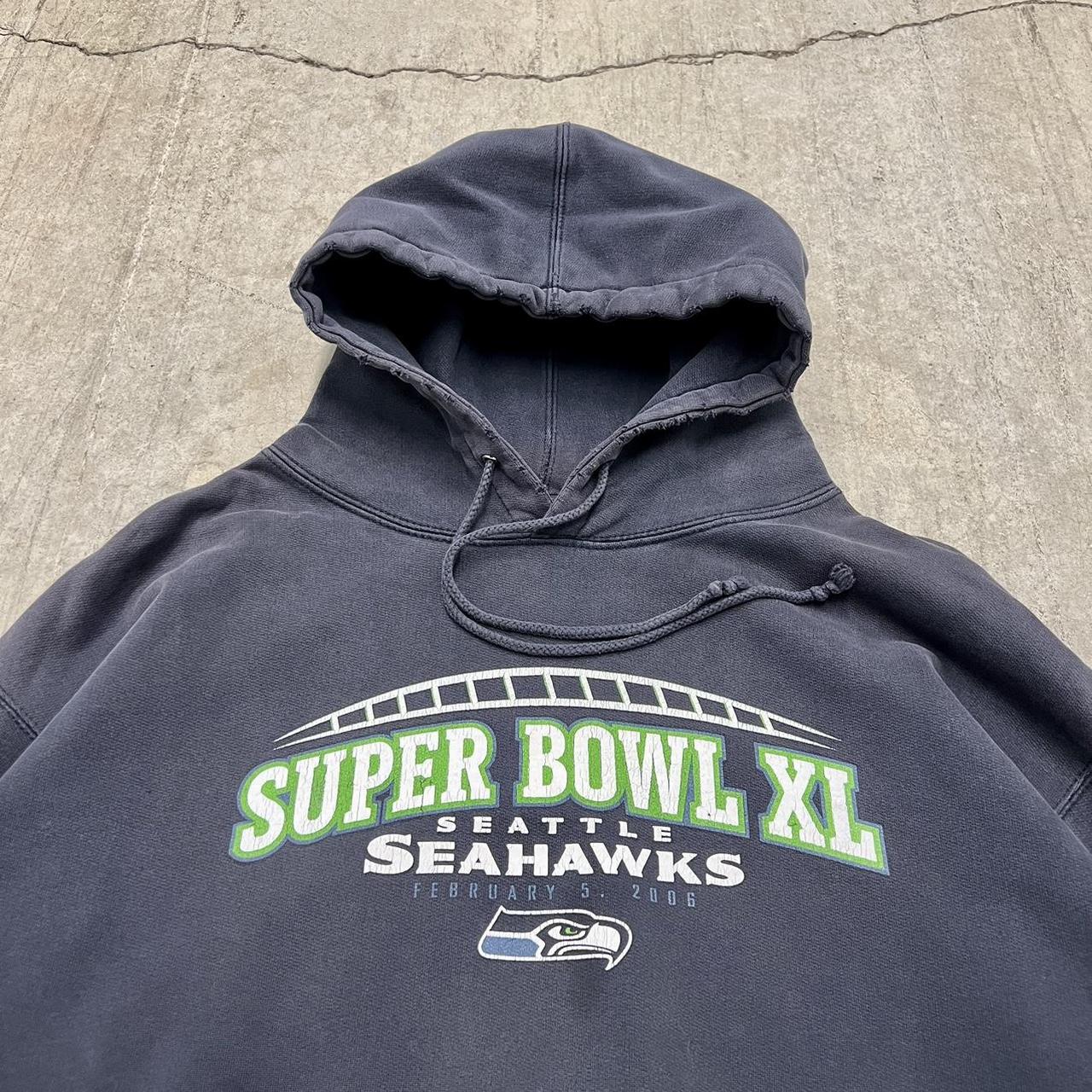 Mens Reebok Seattle Seahawks Hoodie Size Large No - Depop