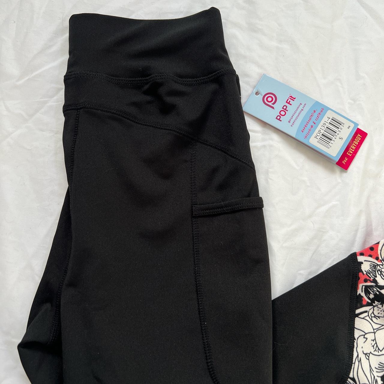 brand new with tag black leggings from pop fit! - Depop