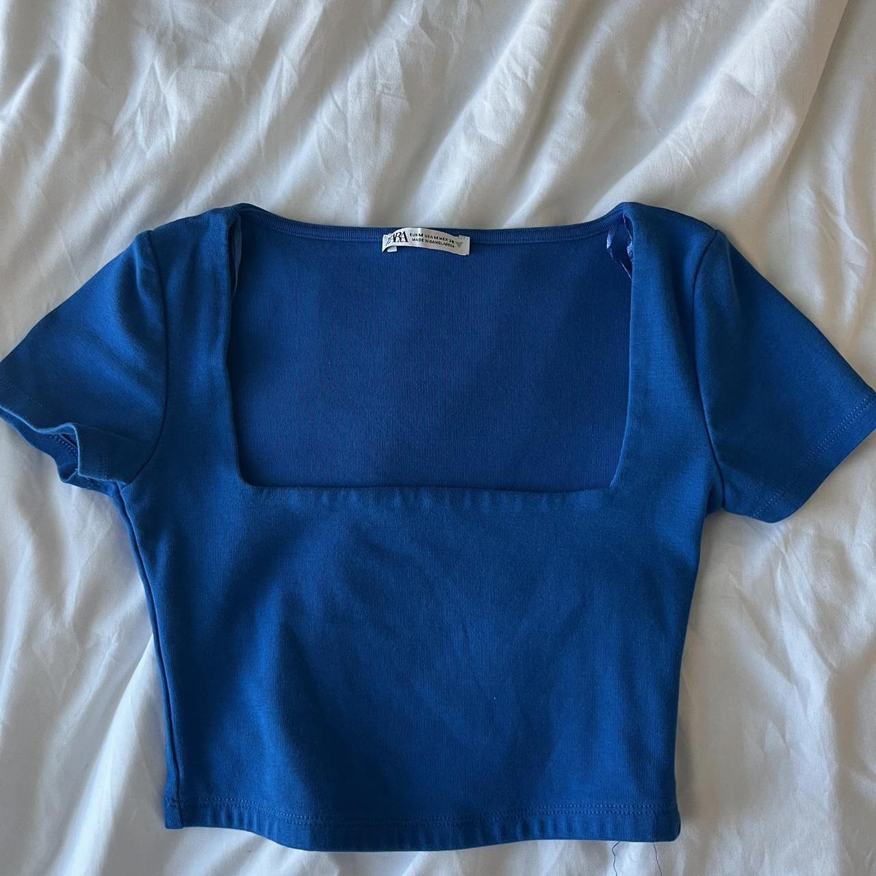 zara crop top Depop