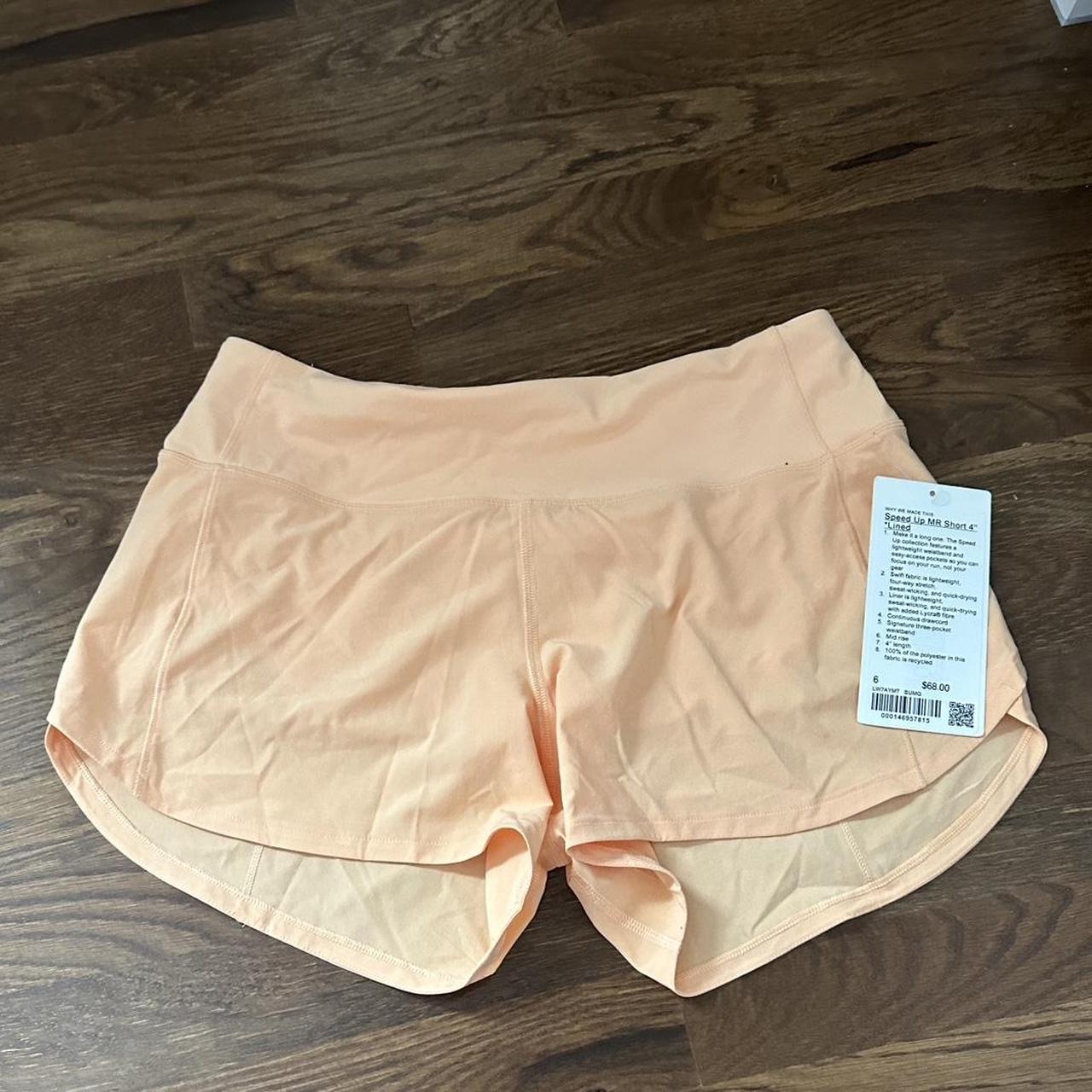 lululemon speed up shorts BNWT speed up mr short 4” - Depop