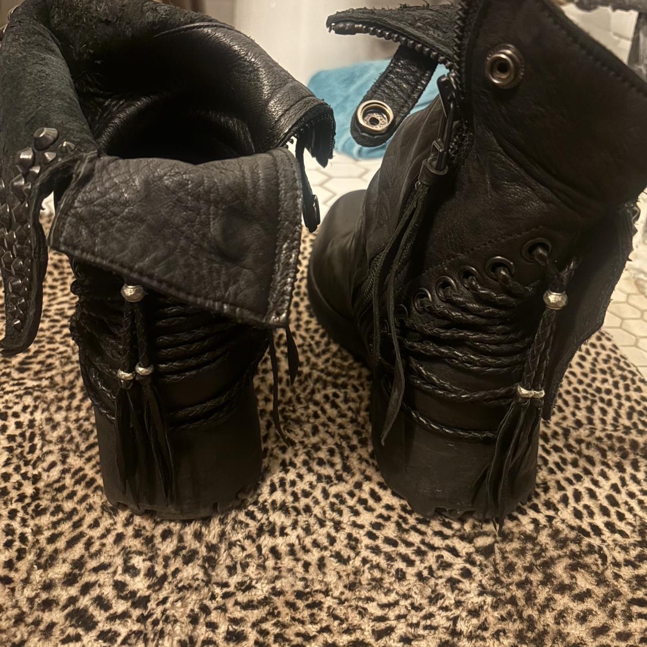 14th Addiction Punk Elvis Boots - CUSTOM SZ | Depop