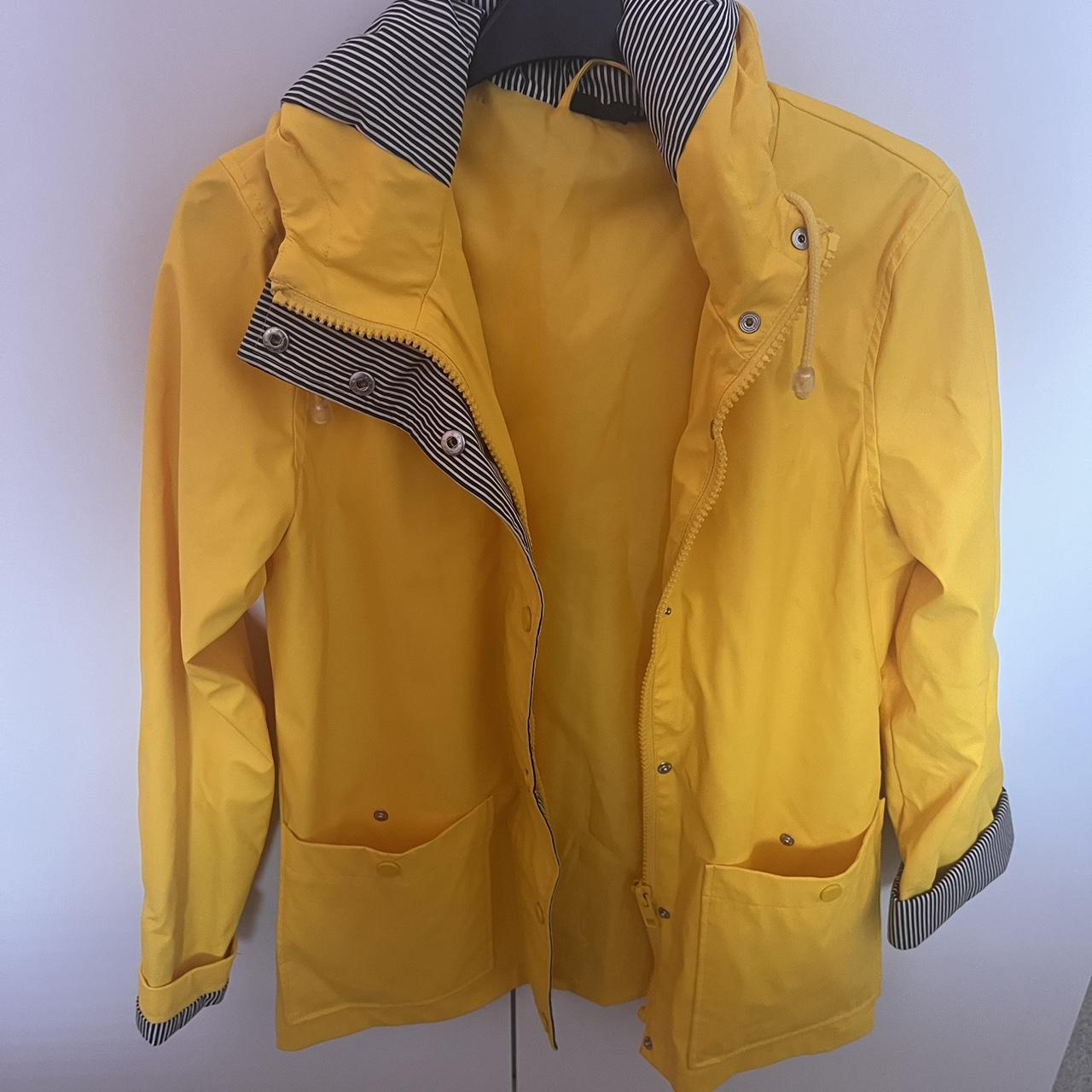 Topshop Yellow Raincoat Size 8 Only worn a few times... - Depop