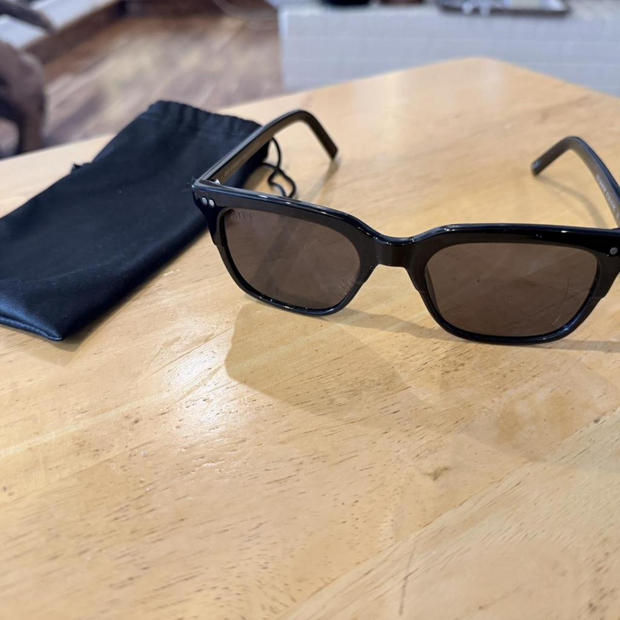 DIFF Men's Sunglasses - Black/Brown – Diff Black … - image 1