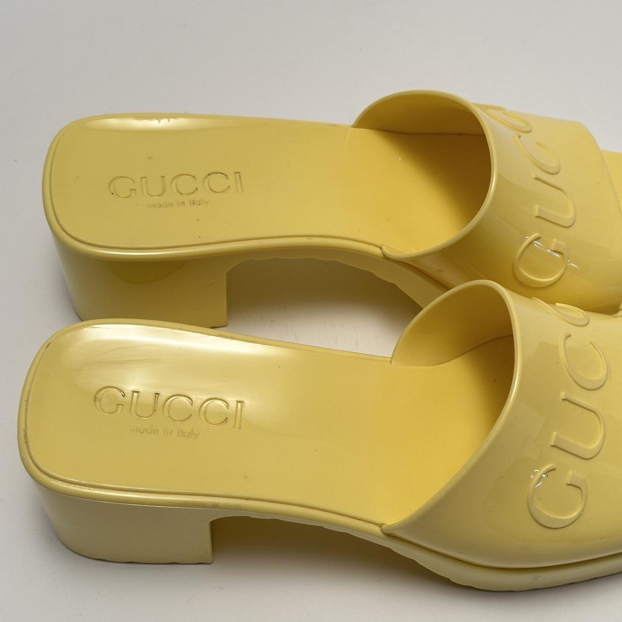 Gucci hot sale yellow sandals