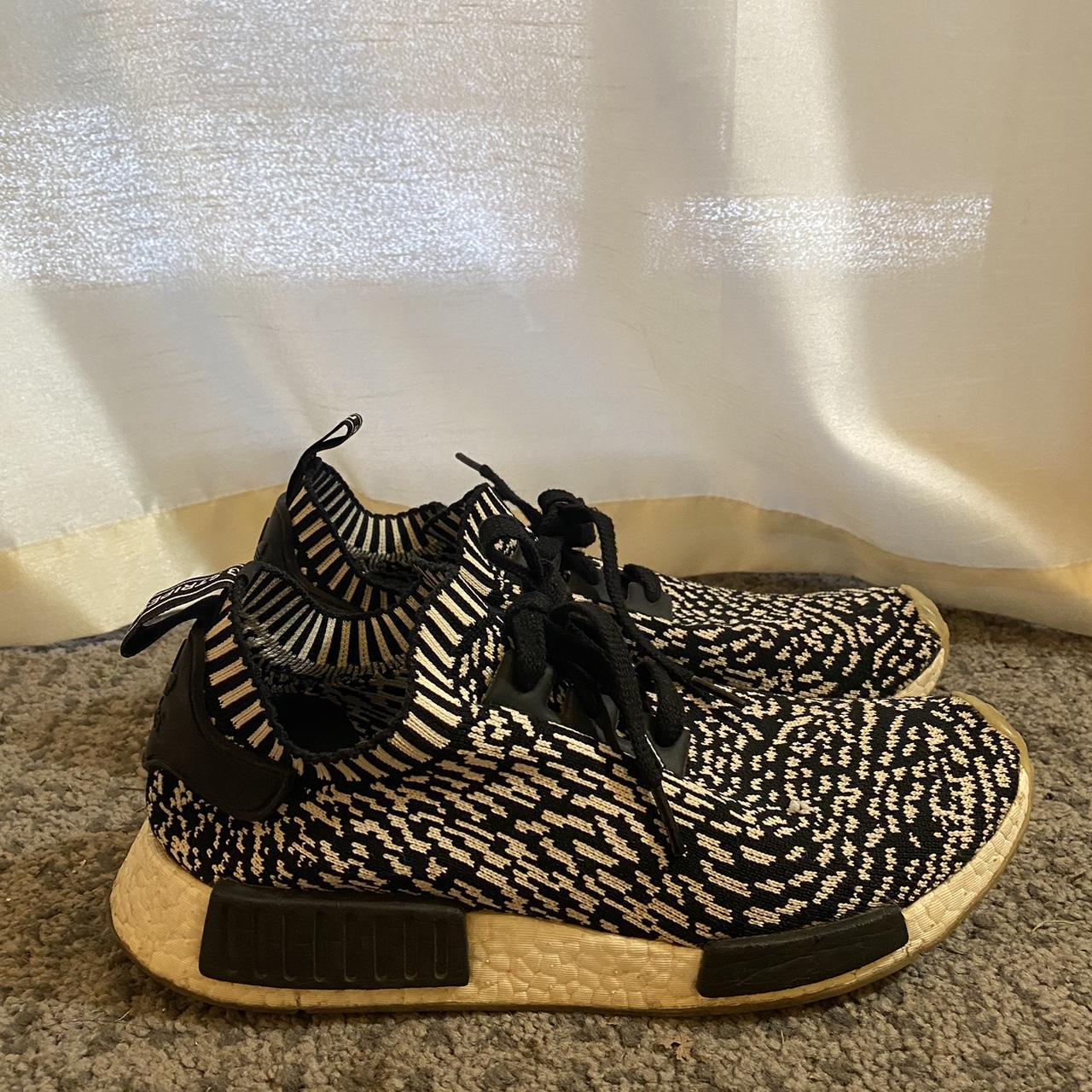 Adidas Sashiko Zebra Nmd. Gently used. Depop