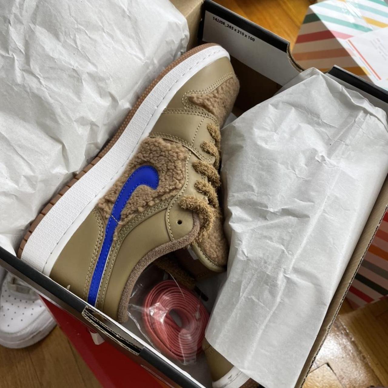 jordan 1 low utility teddy bear