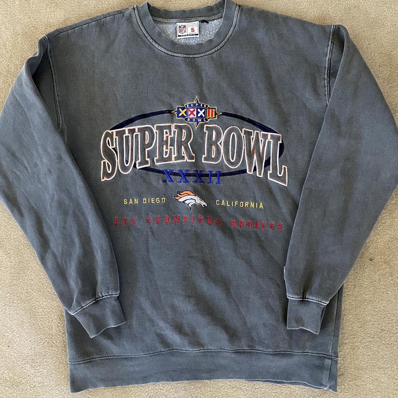 NFL Super Bowl crewneck Size: small (baggy fit) - Depop