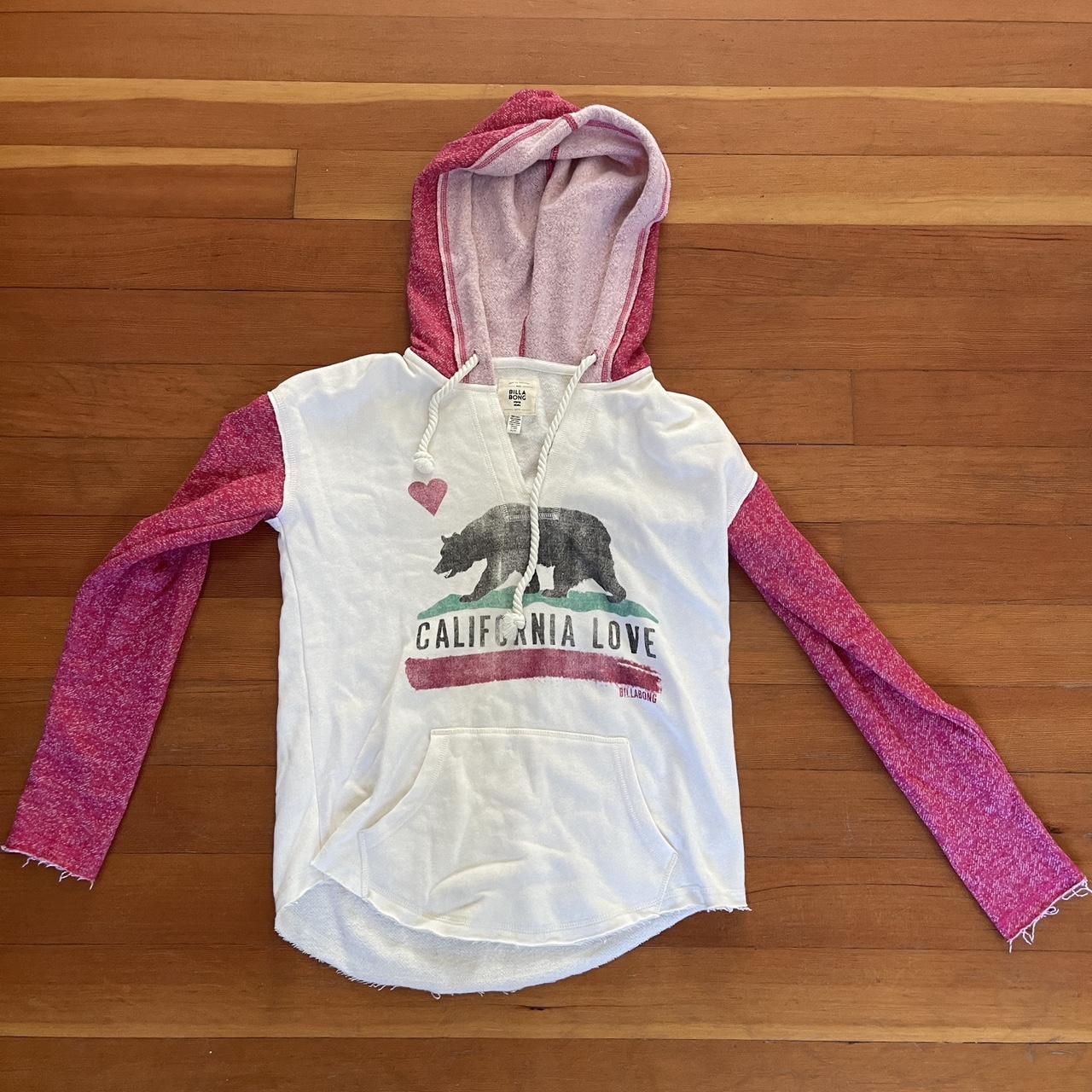 Billabong discount pink hoodie