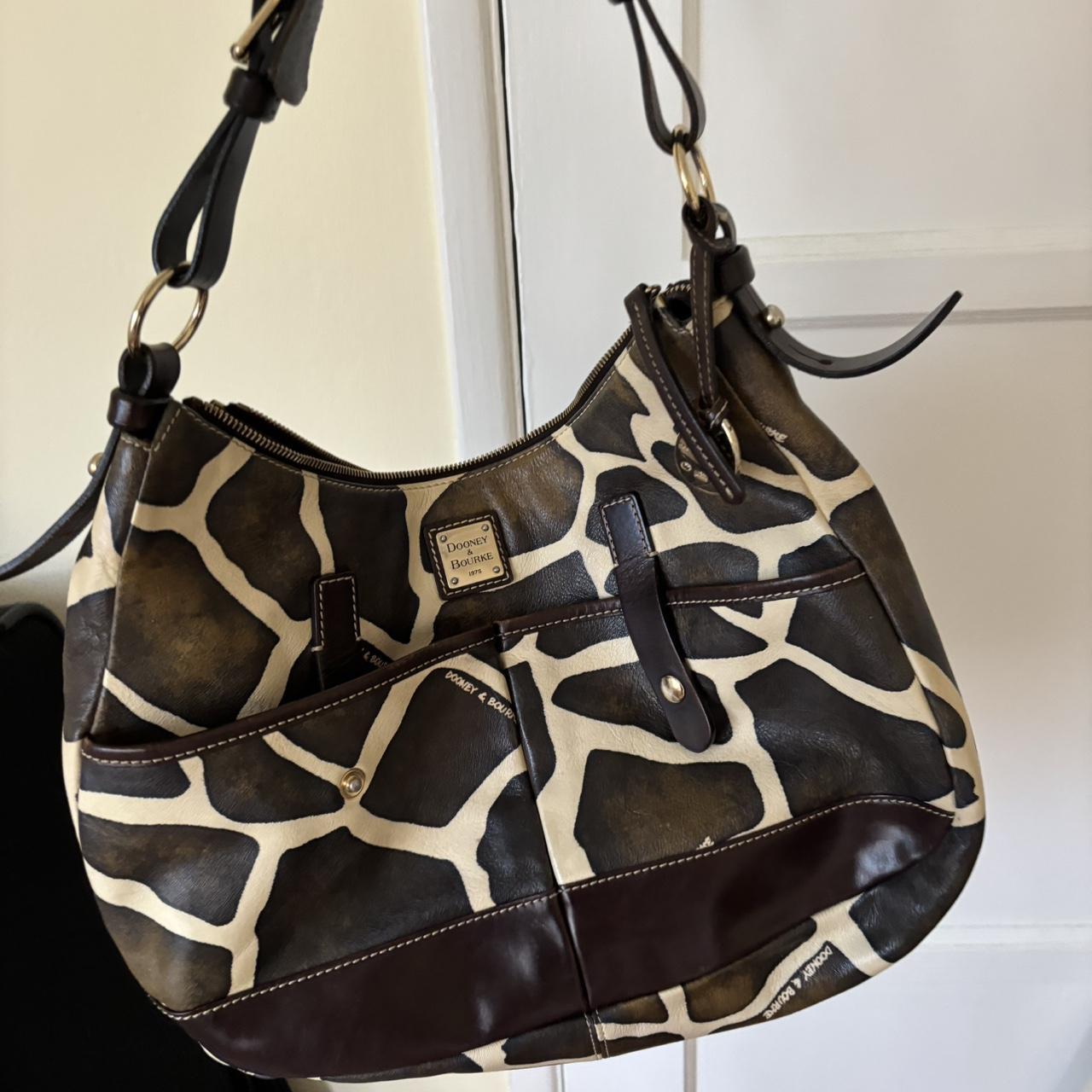 Dooney & top Bourke Giraffe Print Hobo Bag