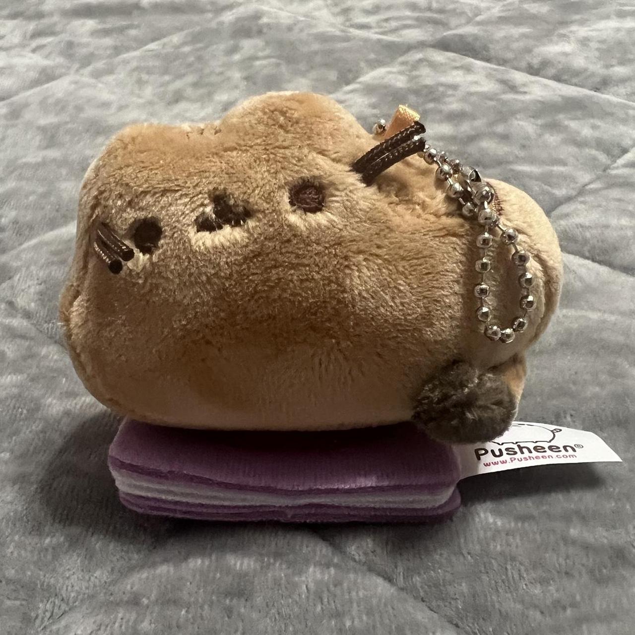 Pusheen the Cat keychain plush! Has Pusheen sitting... - Depop