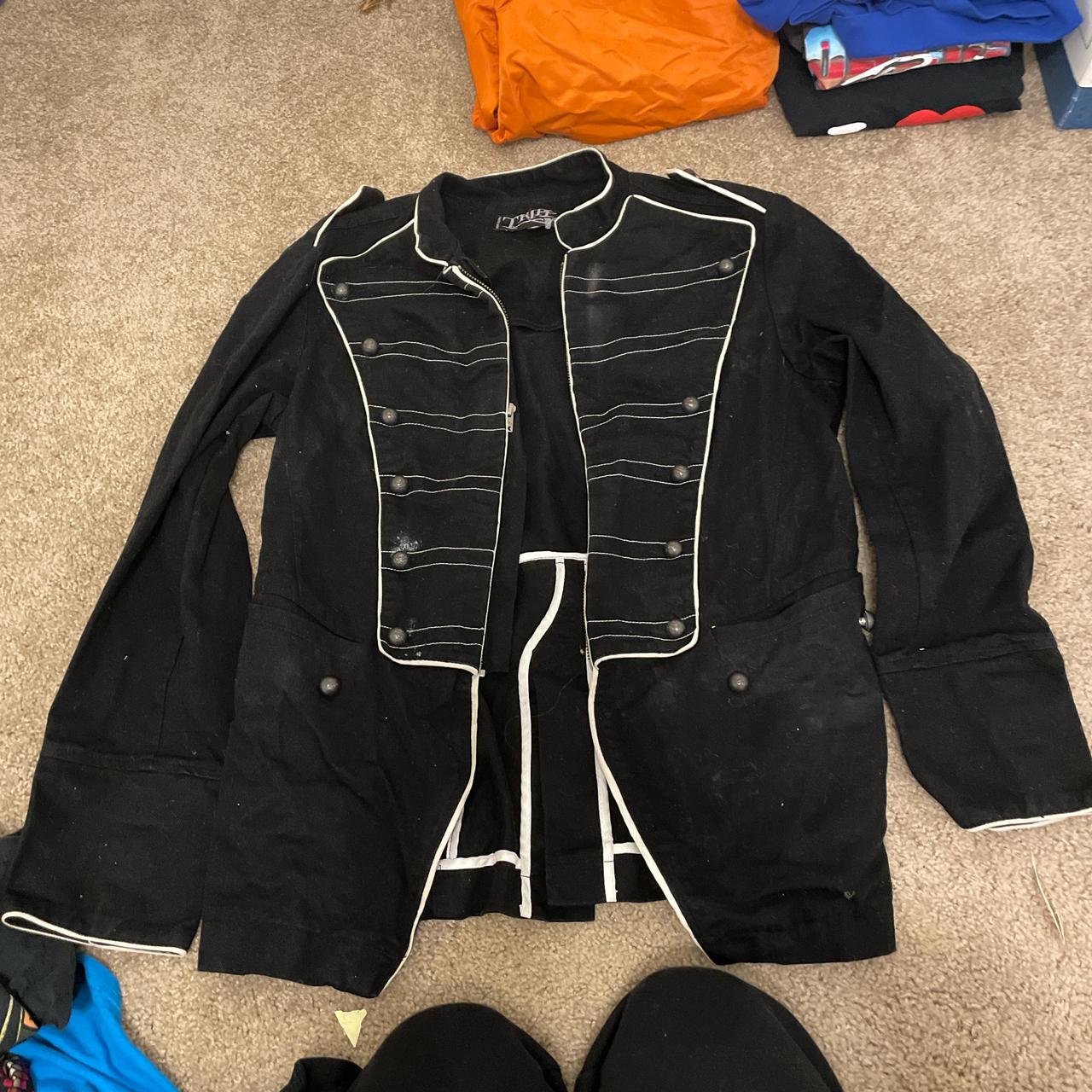 Tripp NYC goth emo punk jacket the black parade my | Depop Tripp NYC goth emo punk jacket the black parade my | Depop