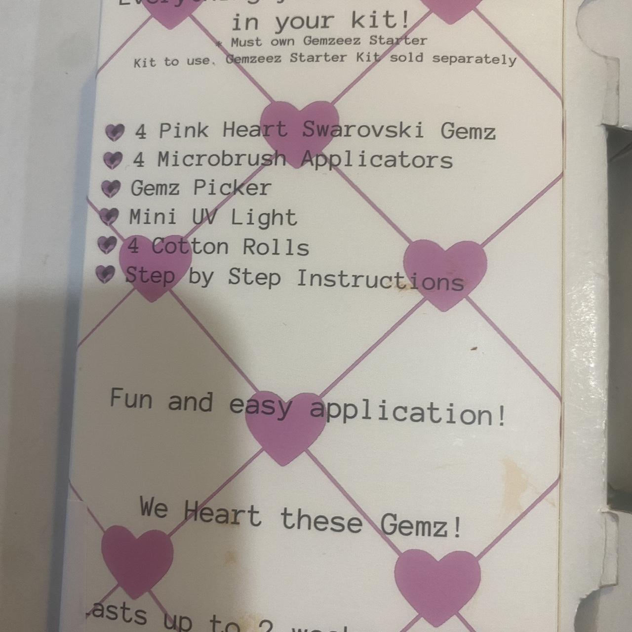 Gemzeez heart gem kit Must buy starter kit to use. - Depop
