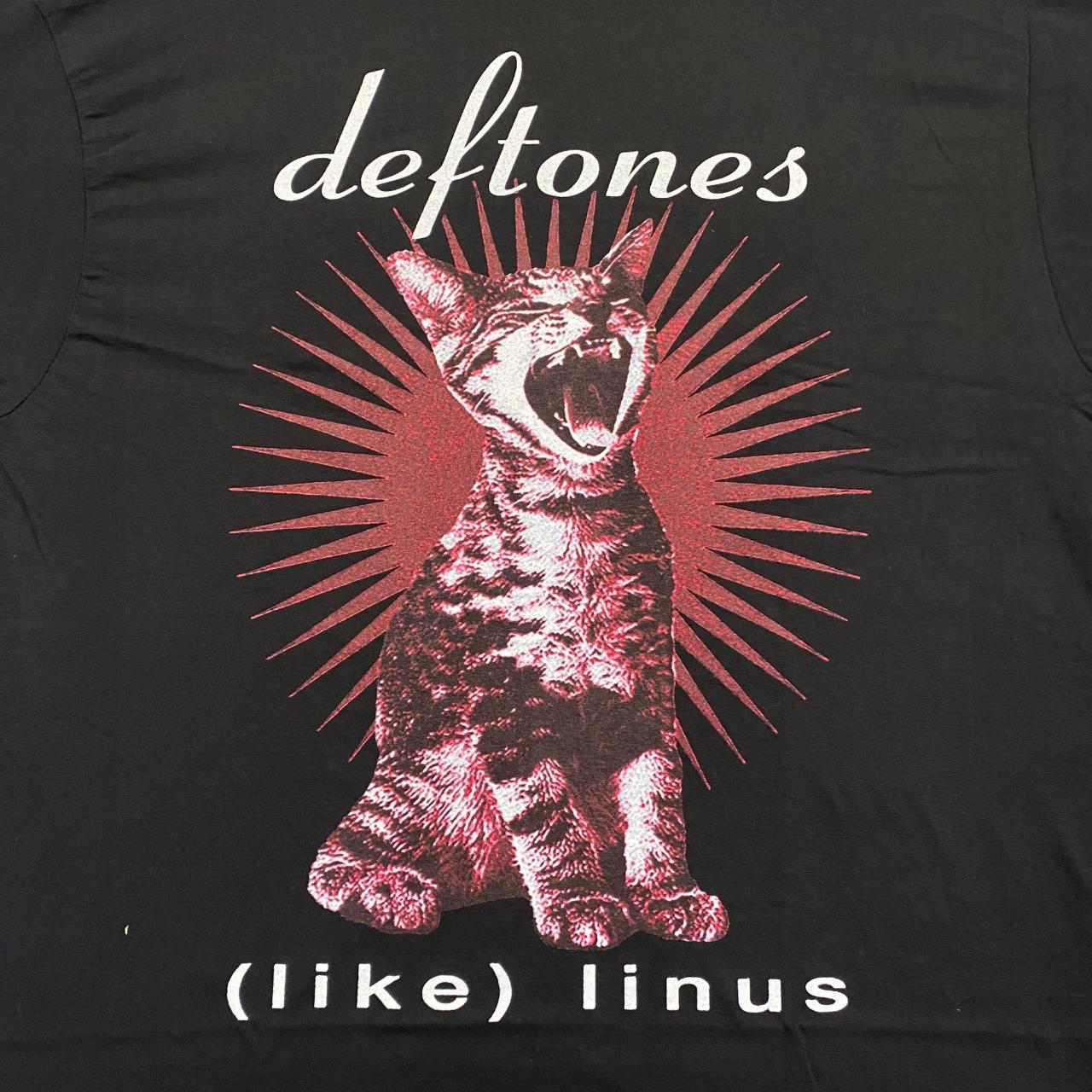 Deftones (Like) Linus Kitty Demo Rock Tee XL approx... - Depop