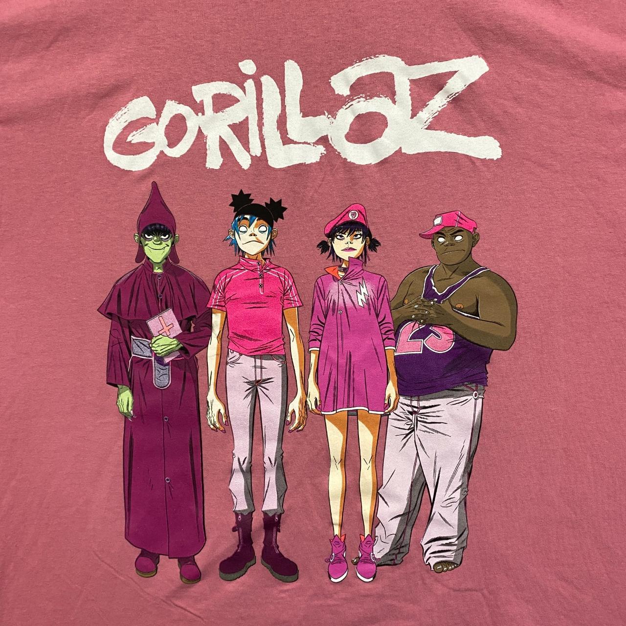 Gorillaz Phase 7 Cracker Island Rock Tee O/S approx... - Depop