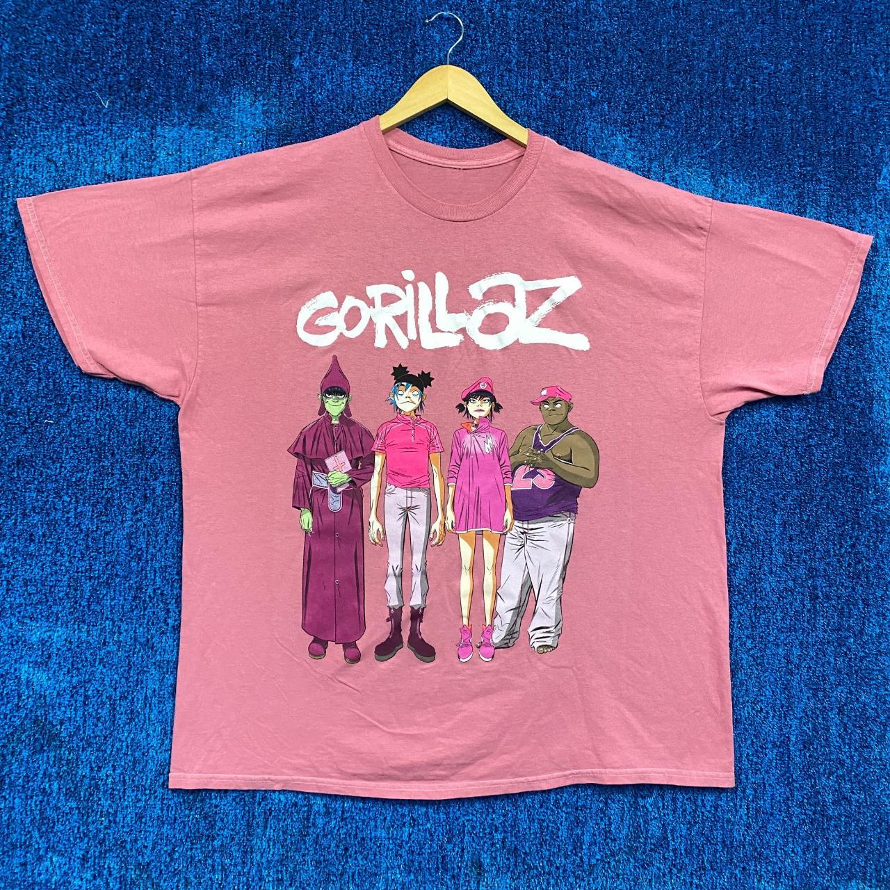 Gorillaz Phase 7 Cracker Island Rock Tee O/S approx... - Depop