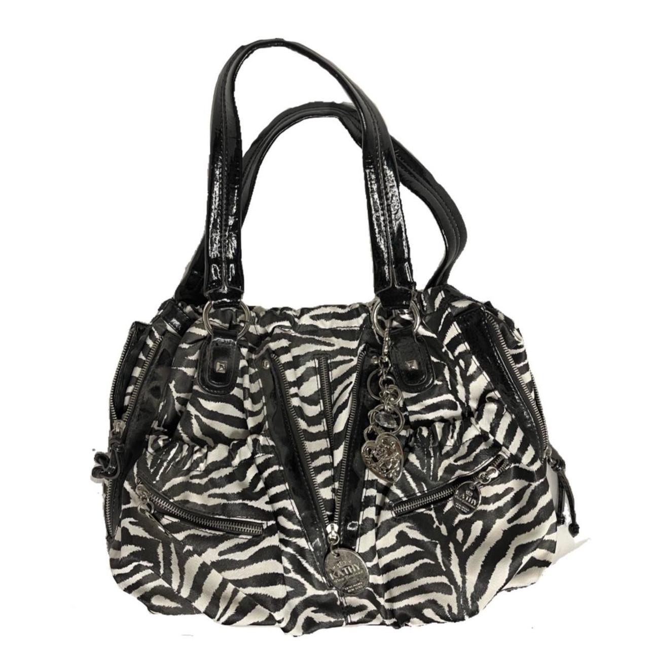 KATHY VAN ZEELAND PURSE zebra super cute y2k... Depop