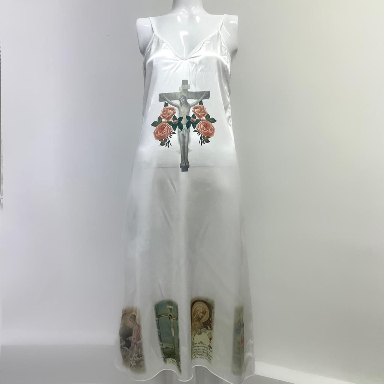 Jesus print dress 🤍 - Depop